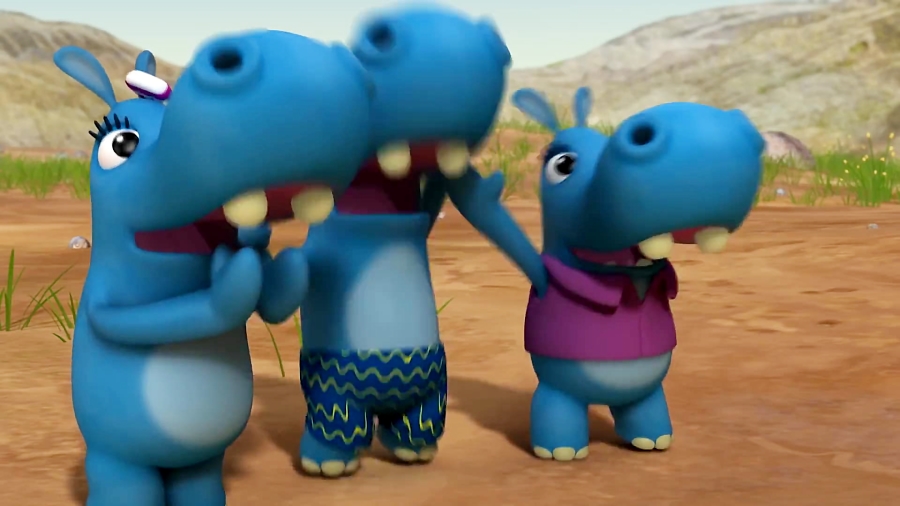 انیمیشن خانواده اسب آبی The Happos Family - فصل 1 قسمت 15